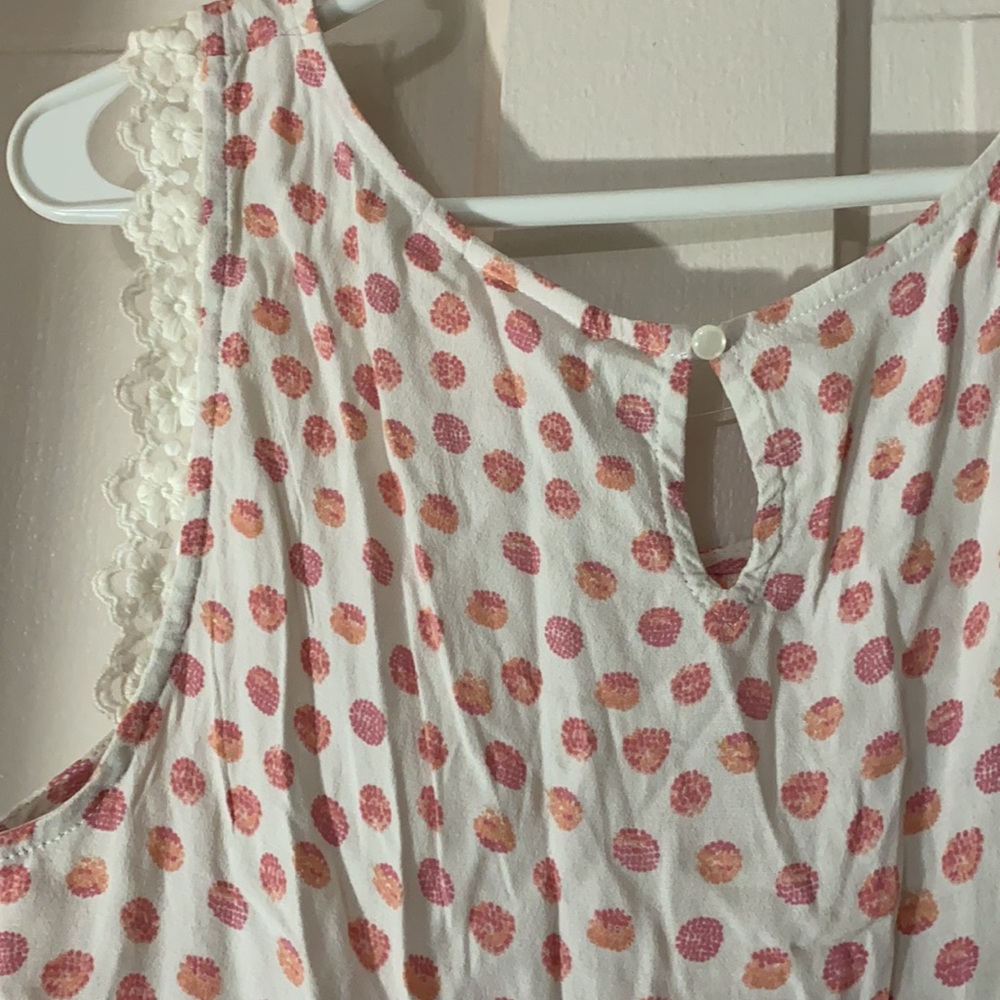 Women’s Lauren Conrad Polka Dot Tank Top - Picture 3 of 4